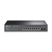 TP-Link JetStream 19"-Netzwerkswitch TL-SG2210MP - Smart-Switch - 8 x 10/100/1000 + 2 x SFP Ports - PoE+