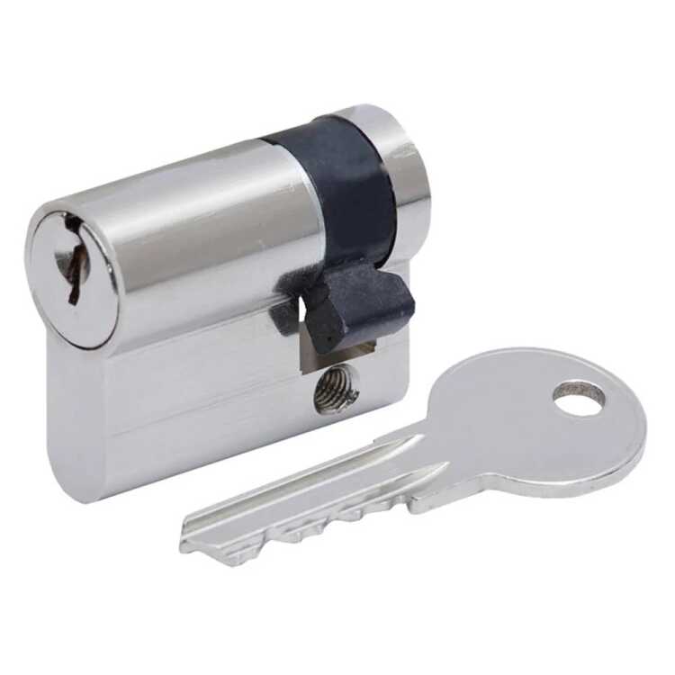 DIN-Profilhalbzylinder mit unterschiedlicher/individueller Schließung - 10/30 mm - Schließnase drehend
