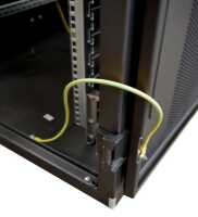 19"-Serverschrank SZB IT - 24 HE - 800 x 1200 mm - Vollblechtüren - schwarz