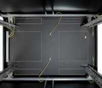 19"-Serverschrank SZB IT - 24 HE - 800 x 1200 mm - Vollblechtüren - schwarz