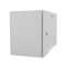 19"-Wand-Netzwerkschrank Easy - Vollblechtür - 6 HE - B 600 x T 400 mm - Stahlblech - lichtgrau