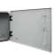 19"-Wand-Netzwerkschrank Easy - Vollblechtür - 6 HE - B 600 x T 400 mm - Stahlblech - lichtgrau