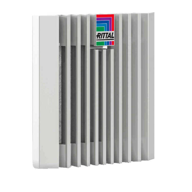 Austrittsfilter für Blue e+ EMV - für Filterlüfter 3238.8xx - BH 148,5 x 148,5 mm - lichtgrau