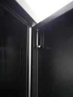 19"-Netzwerkschrank SRK von IT-BUDGET - 27 HE - BxT 600x800 mm - Sicht-/Vollblechtür - Flatpack - schwarz