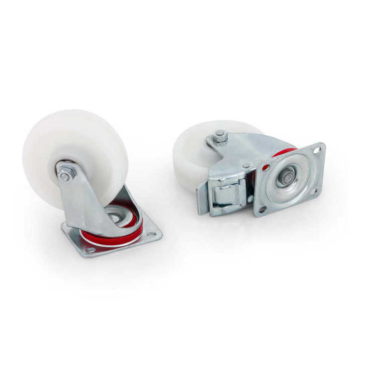 Satz Rollen - für Triton RDA, RDE, RIE, RTA, RYA - Gesamttraglast max. 500 bis 600 Kg - 4 Stück - 2 davon gebremst