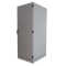 Schallgedämmter Serverschrank SCHÄFER IS-1 silenced - 43 HE - BxT 800x1200 mm - Sichttür - Vollblechtür - Sockel - 4 Silent-Ventilatoren - lichtgrau