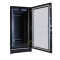 Schallgedämmter Serverschrank SCHÄFER IS-1 silenced - 43 HE - BxT 600x1200 mm - Sichttür - Vollblechtür - Sockel - 4 Silent-Ventilatoren - schwarz