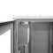 19"-Serverschrank RIE von TRITON mit REMKO Split-Kühlgerät - Kühlleistung 2600 W - Schutzgrad IP54 - 32 HE - BxT 800 x 1200 mm - Sichttür - Rücktür - lichtgrau