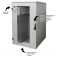 19"-Serverschrank RIE von TRITON mit REMKO Split-Kühlgerät - Kühlleistung 2600 W - Schutzgrad IP54 - 32 HE - BxT 800 x 1200 mm - Sichttür - Rücktür - lichtgrau