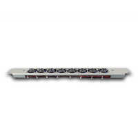 19"-Silent Belüftungseinheit -  Luftdurchsatz 53 m³/h - ausblasend - 1 HE - 8 Lüfter - lichtgrau