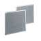 Metallfilter für Kühlgeräte von RITTAL - B H T 229 x 168 x 8 mm - Aluminium - 1 Stück