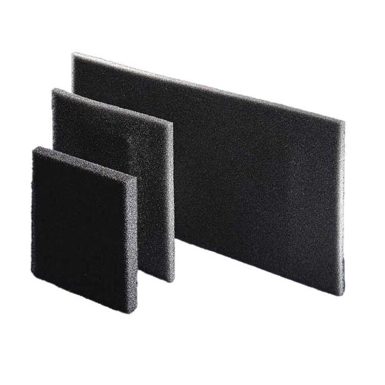 Filtermatte für Kühlgeräte von RITTAL  - Luft/Luft-Wärmetauscher und Chiller - B H T: 344 x 268 x 10 mm - Offenzelliger Polyurethan-Schaumstoff - 3 Stück