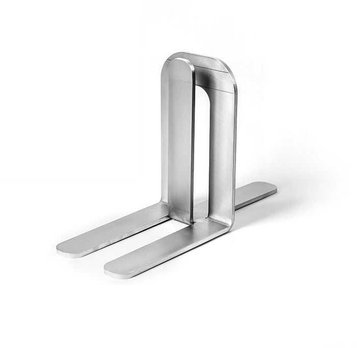 Stellfuß für SILENCE RACK Stellwand 25 mm - L B H 350 x 120 x 216 mm - Edelstahl - 1 Stück