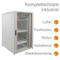 19"-Serverschrank SRK von IT-BUDGET - Komplettset -...