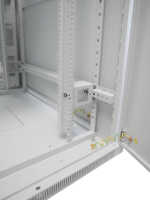 19"-Serverschrank SRK von IT-BUDGET - 27 HE - BxT 800x1000 mm - Sicht-/Vollblechtür - montiert - lichtgrau