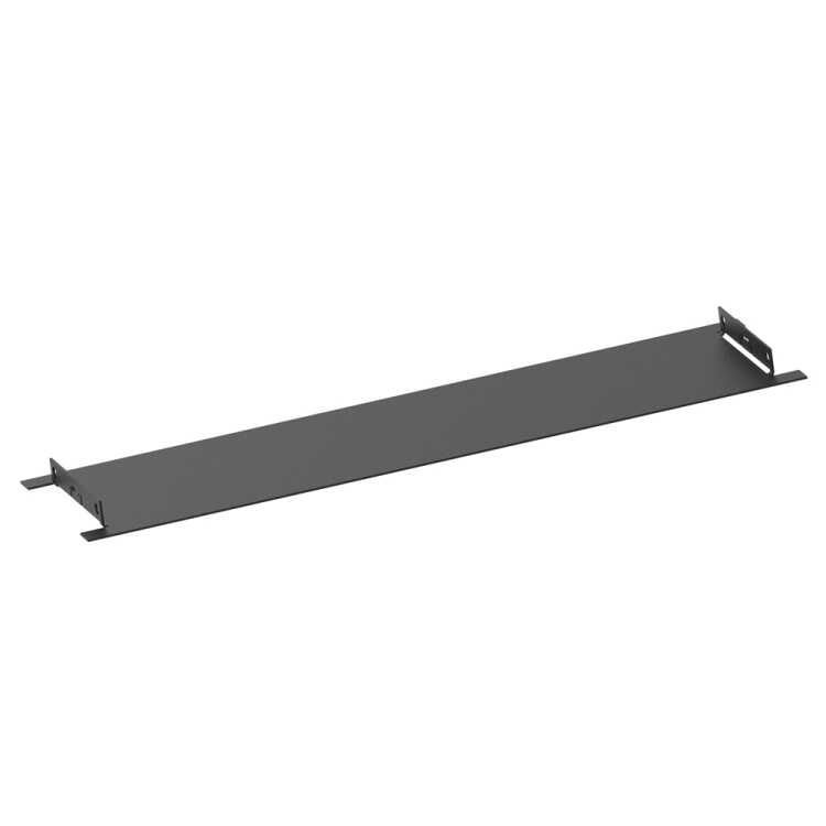 Klemmbare Blende für Schranköffnung von TRITON - B x T 300 x 70 mm - Metall - schwarz