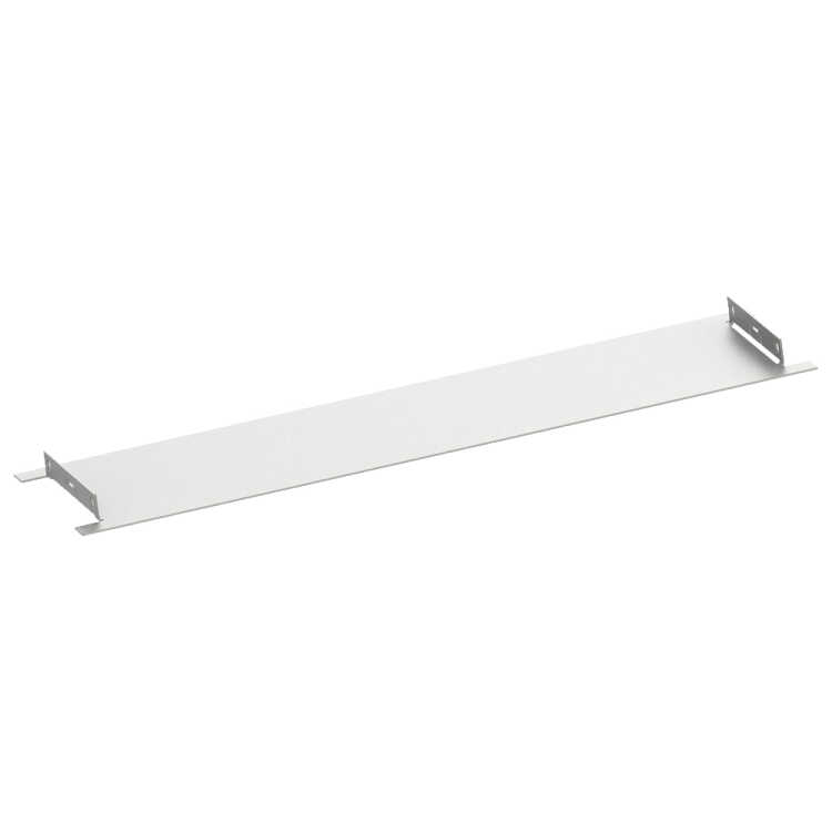 Klemmbare Blende für Schranköffnung von TRITON - B x T 300 x 70 mm - Metall - lichtgrau
