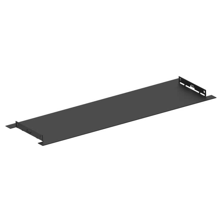 Klemmbare Blende für Schranköffnung von TRITON - B x T 370 x 90 mm - Metall - schwarz