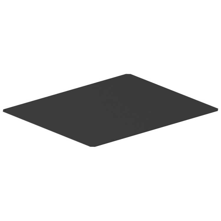 RM-Bodenplatte von TRITON - B x T 350 x 420 mm - Metall - schwarz
