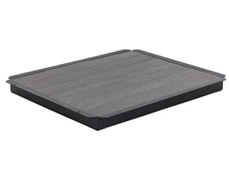Kabeldurchführung mit Schaumstofffüllung für Lüfterbleche in Triton-Standverteilern - 350 x 420 mm - schwarz