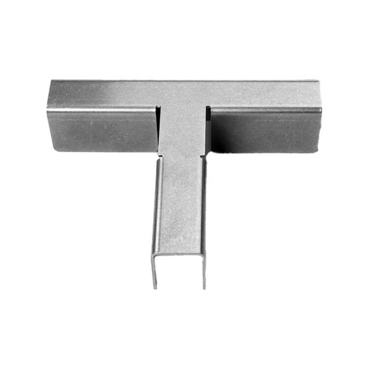 T-Verbindungsstück für Schallschutz-Stellwände von SILENCE RACK - Edelstahl - 1 Stück
