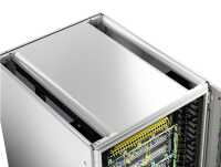 19"-Netzwerkschrank RITTAL TX CableNet - 42 HE - 800 x 800 mm - Sichttür - Vollblechtür - Seitenwände - lichtgrau - zerlegbar