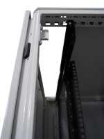 19"-Netzwerkschrank RITTAL TX CableNet - 42 HE - 800 x 800 mm - Sichttür - Vollblechtür - Seitenwände - lichtgrau - zerlegbar