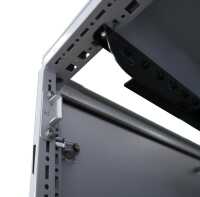 19"-Netzwerkschrank RITTAL TX CableNet - 42 HE - 800 x 800 mm - Sichttür - Vollblechtür - Seitenwände - lichtgrau - zerlegbar