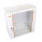 19"-Netzwerkschrank SWA von IT-BUDGET - 12 HE - BxT 600 x 300 mm - Sichttür - Seiten abnehmbar - Wandmontage - reinweiß