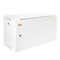 19"-Netzwerkschrank SWA von IT-BUDGET - 6 HE - BxT 600x300 mm - Vollblechtür - Seiten abnehmbar - Wandmontage - reinweiß