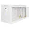 19"-Netzwerkschrank SWA von IT-BUDGET - 6 HE - BxT 600x300 mm - Vollblechtür - Seiten abnehmbar - Wandmontage - reinweiß