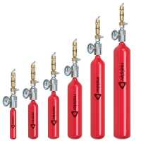 Mini Feuerlöscheinheit - R-AMFE mit Manometer zur Drucküberwachung - I MSR3 - für Wandverteiler 1 bis 4 HE - Auslösung bei 68° - Löschvolumen 46 Liter - steuerbar