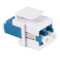 LWL-Keystone Verbinder - LC-LC - Duplex - Singlemode - PC,ABS - blau - 1 Stück