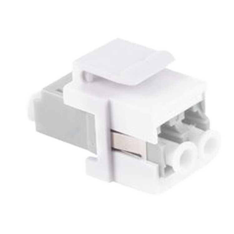 LWL-Keystone Verbinder - LC-LC - Duplex - Multimode - PC,ABS - beige - 1 Stück