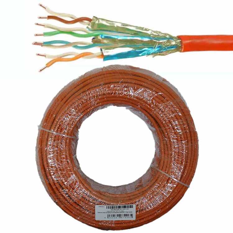 High-End Daten-Installations-/Verlegekabel LIEBERNETZ High Quality - Cat.7A - S/FTP -100 m - CU Vollkupfer - hohe Brandklasse B2CA