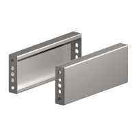 VX Sockel-Blende von RITTAL -  seitlich - H 100 mm - für T 400 mm - Edelstahl - 2 Stück