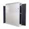 Schmaler Sicherheits-Serverschrank SR1200 - schallgedämmt - Tiefe 800 mm - inkl. 2 Lüfter - für SoHo, Praxis, Kanzlei - reinweiß