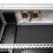 Schmaler Sicherheits-Serverschrank SR1200 - schallgedämmt - Tiefe 800 mm - inkl. 2 Lüfter - für SoHo, Praxis, Kanzlei - reinweiß
