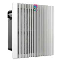 Blue e+ Filterlüfter mit EC-Technologie von RITTAL - Luftdurchsatz  625 m³/h - 240 V - B H T 323 x 323 x 156,5 mm - lichtgrau