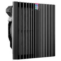 Blue e+ Filterlüfter mit EC-Technologie von RITTAL - Luftdurchsatz 1161 m³/h - 240 V - B H T 323 x 323 x 161 mm - schwarz