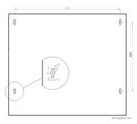 19"-Wandgehäuse - platzsparender vertikaler Einbau - 2 HE - reinweiß