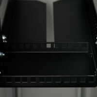 Schmaler Sicherheits-Serverschrank SR1200 L Basic - Breite 300 mm x Tiefe 1000 mm - sehr platzsparend - reinweiß