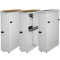 Schmaler Sicherheits-Serverschrank SR1200 L Basic - Breite 300 mm x Tiefe 1000 mm - sehr platzsparend - reinweiß