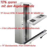 19"-Netzwerkschrank RITTAL TX CableNet -...