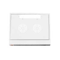 19"-Netzwerkschrank SWA von IT-BUDGET - 12 HE - BxT 570 x 450 mm - Sichttür - Seiten abnehmbar - Wand- + Standmontage - reinweiß