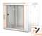 19"-Netzwerkschrank SWA von IT-BUDGET - 12 HE - BxT 570 x 600 mm - Sichttür - Seiten abnehmbar - Wand- + Standmontage - reinweiß