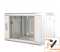 19"-Netzwerkschrank SWA von IT-BUDGET - 4 HE - BxT 570 x 450 mm - Sichttür - Seiten abnehmbar - Wand- + Standmontage - reinweiß