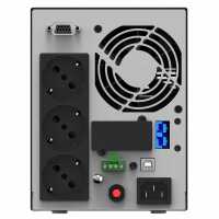 POWERWALKER by BLUEWALKER Online USV-Anlage - VFI 1000 AT - 900 W - Einang C14 - 3 x Schuko-Ausgang