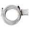 IT-BUDGET Vollkupfer Premium Patchkabel - Flex AWG 26 -  Cat.8.1 - 2000 MHz - halogenfrei - PoE+ - 40GBit - grau - 5 m