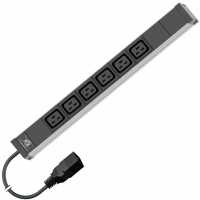 19"-Steckdosenleiste von LIEBERNETZ mit C20-Stecker...